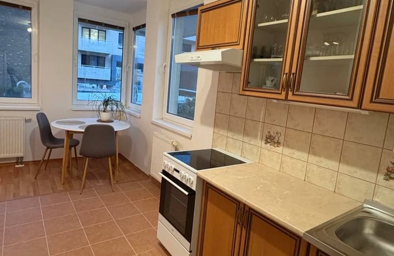 Rent of a furnished 1-room apartment, 39 m², Ružinov district, Bratislava, Slovakia